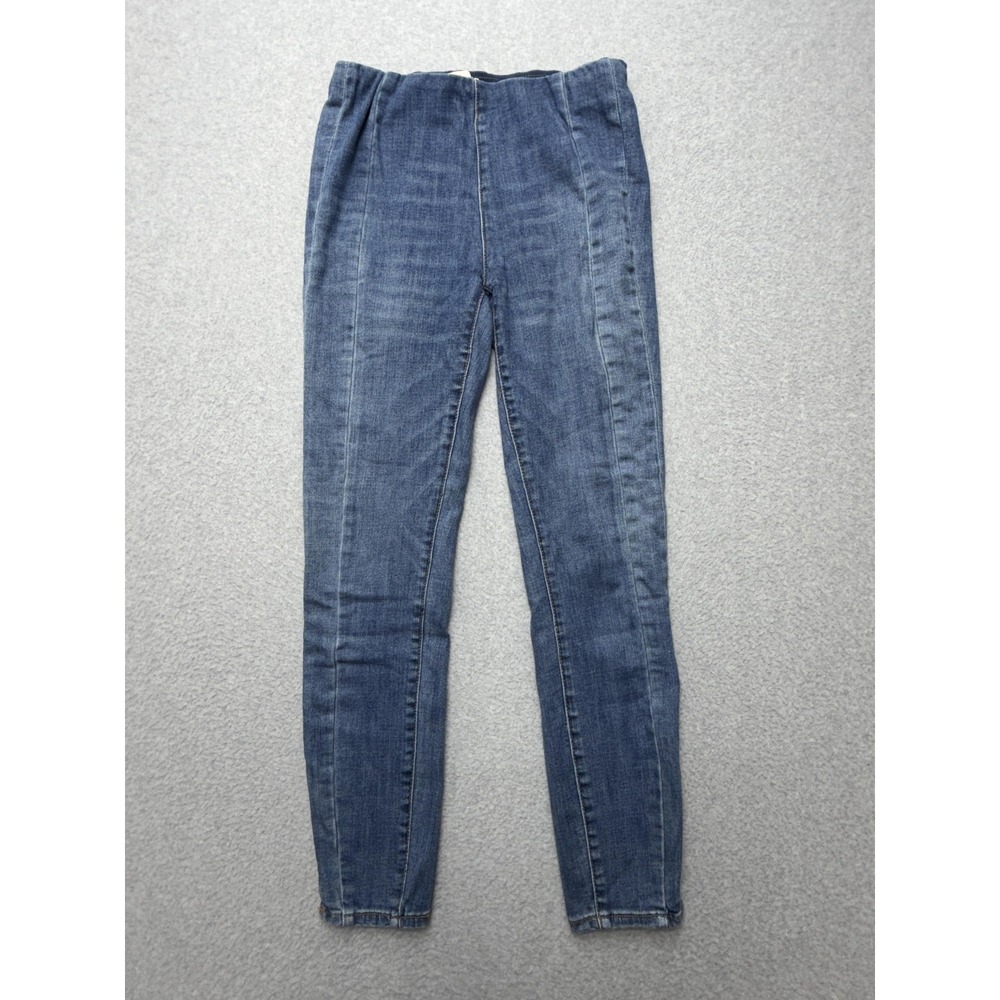 Pilcro And The Letterpress Leggings Womens 27 Blue High Rise Jegging Stretch